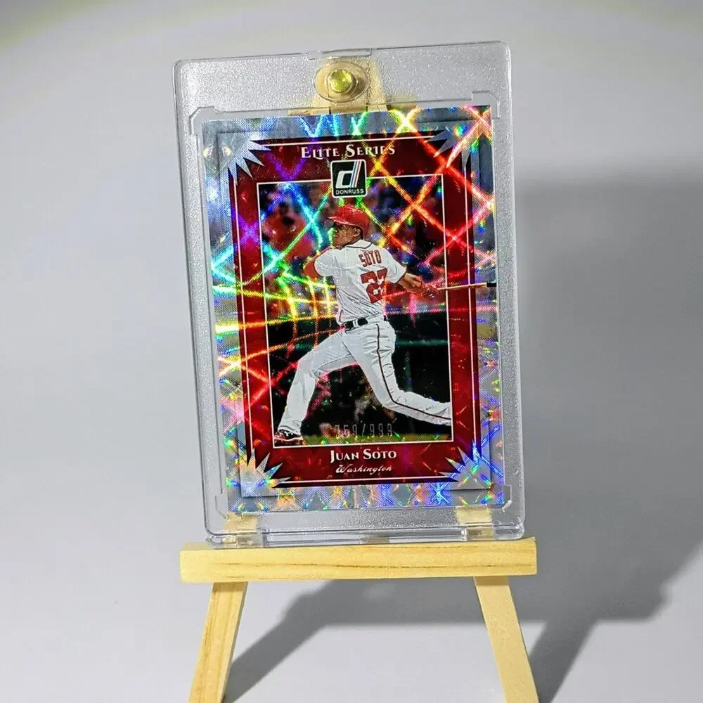 Juan Soto #ES5 2019 Panini Donruss Prizm Vector Refractor SP 759/999 - Picture 6 of 11